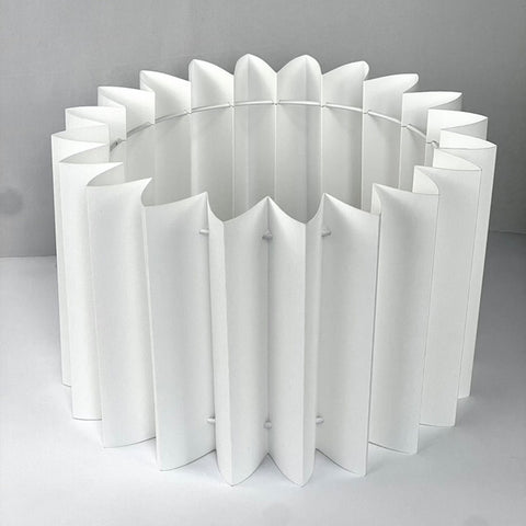 The Concertina Pleated Drum Lampshade by Iberian Lighting