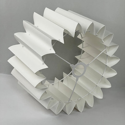The Concertina Pleated Drum Lampshade by Iberian Lighting