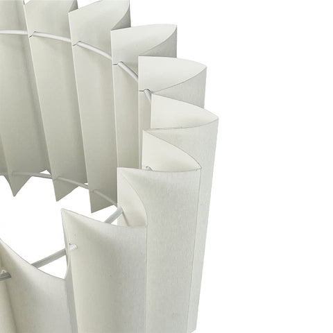 The Concertina Pleated Drum Lampshade by Iberian Lighting