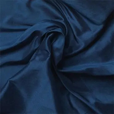 Indian Douppion Blue Silk Insignia Swatch by Pongees