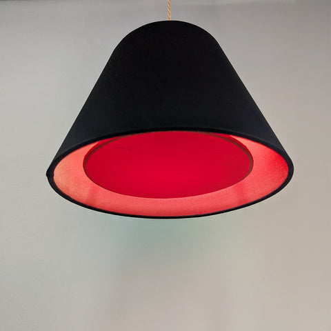 Red Geode Diffuser Empire Lampshade by Iberian Lighting