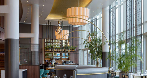 Two tiers pendant lights made for Doubletree By Hilton London Excel