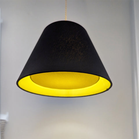 Yellow Geode Diffuser Empire Lampshade by Iberian Lighting