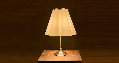 The Wavy Coolie Table Lamp by Iberian Lighting