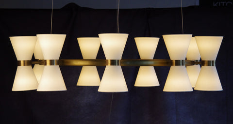 A set of Ringmer Pendant Light made for a Villa in Bexhill by Iberian Lighting