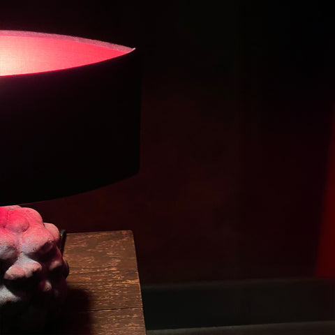 Berry Red Eye Table Lamp