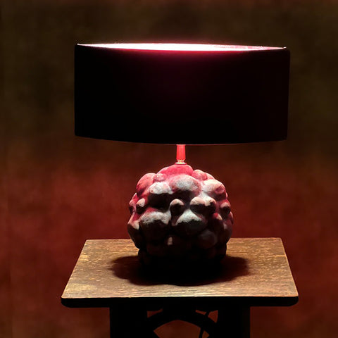 Berry Red Eye Table Lamp