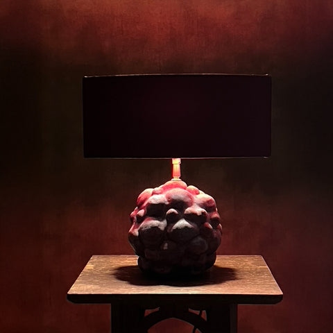 Berry Red Eye Table Lamp