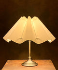 The Camber Wavy Table Lampshade by Iberian Lighting