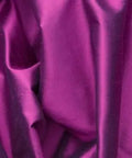 Indian Douppion Silk Magenta Swatch by Pongees