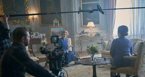 Iberian Lighting Lampshade on The Crown TV Production 