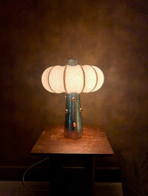 Bryan O'Sullivan Cosmo Table Lamp and shade assembled and made at Iberian