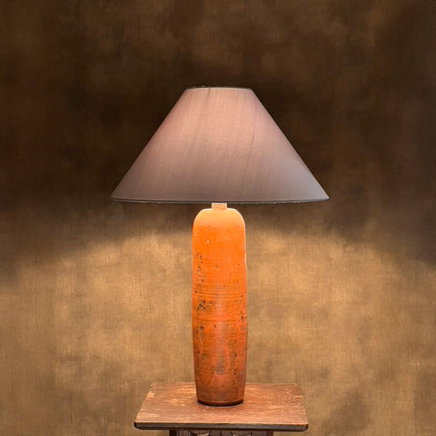 Ordnance Orange Coolie Table Lamp