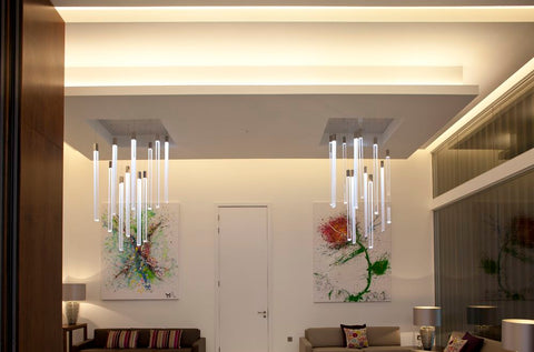 Pendant Lights at Stansted Airport Private Customs Area