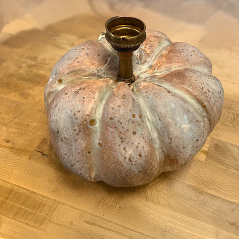 Pumpkin Embossed Empire Table Lamp