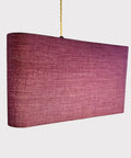 Triangle Pink Linen Lampshade