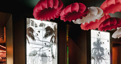 Underwater Sea Inspired Pendant Lights for Dum Dum York made by Iberian Lighting