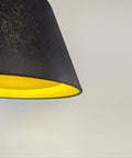 Close up view of the Yellow Geode Diffuser Empire Lampshade by Iberian Lighting